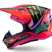 Motokrosová helma Alpinestars Superetch M10 Deegan orange/purple/pink glossy
