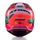 Motokrosová helma Alpinestars Superetch M10 Deegan orange/purple/pink glossy