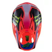 Motokrosová helma Alpinestars Superetch M10 Deegan orange/purple/pink glossy