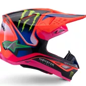 Motokrosová helma Alpinestars Superetch M10 Deegan orange/purple/pink glossy