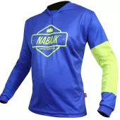 Pánský dres Nabajk Deshtny long sleeve dark blue/yellow