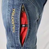 Dámské kalhoty Trilobite Parado doublelayer AAA skinny fit blue level 2