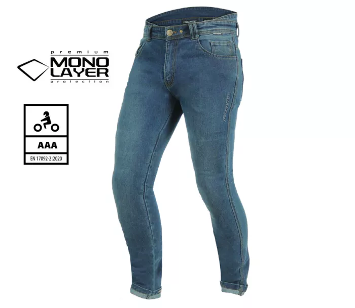 Pánské džíny Trilobite Downtown 2.0 monolayer AAA men blue jeans (prodloužené)