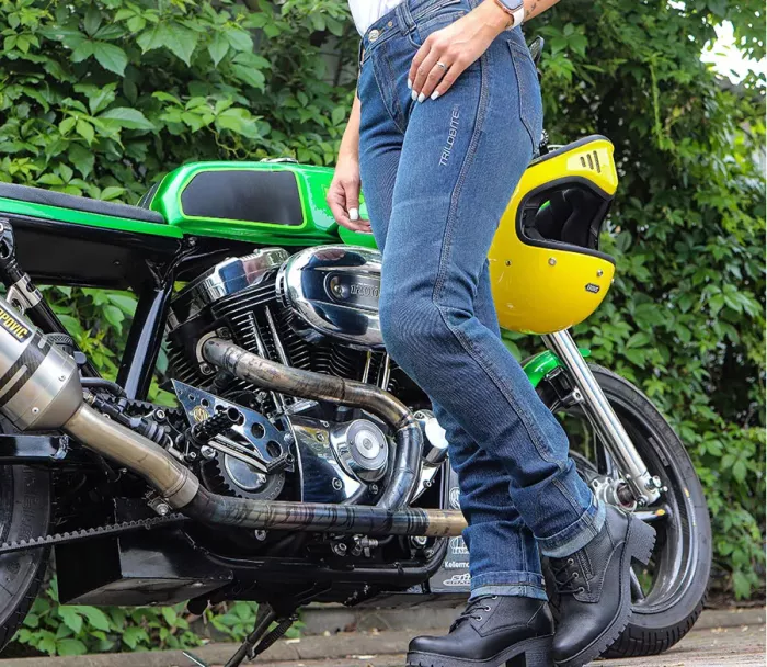 Dámské kalhoty Trilobite Downtown 2.0 monolayer AAA blue jeans