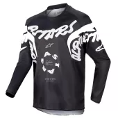 Dětský motokrosový dres Alpinestars Racer Hana black/white