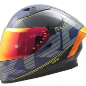 Integrální helma XRC DROD blue/black/fluo