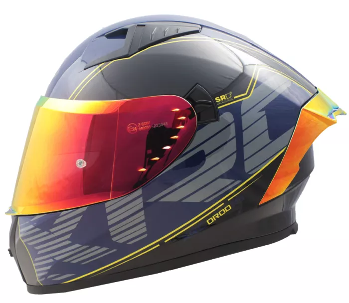 Integrální helma XRC DROD blue/black/fluo