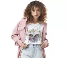 Dámské tričko Von Dutch Eagle white