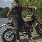 Kevlarové džíny na motocykl Trilobite Acid Scrambler men black