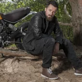 Kevlarové džíny na motocykl Trilobite Acid Scrambler men black