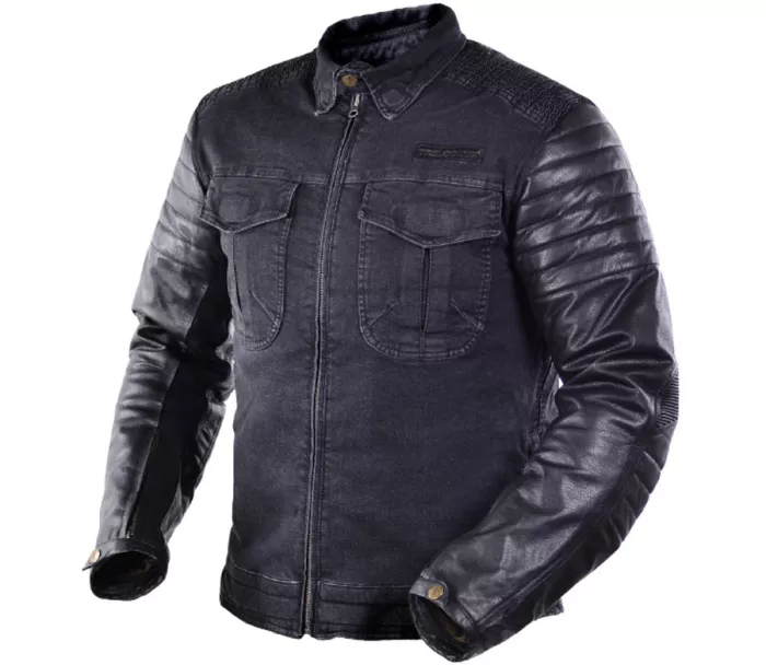 Bunda na motorku Trilobite Acid Scrambler black