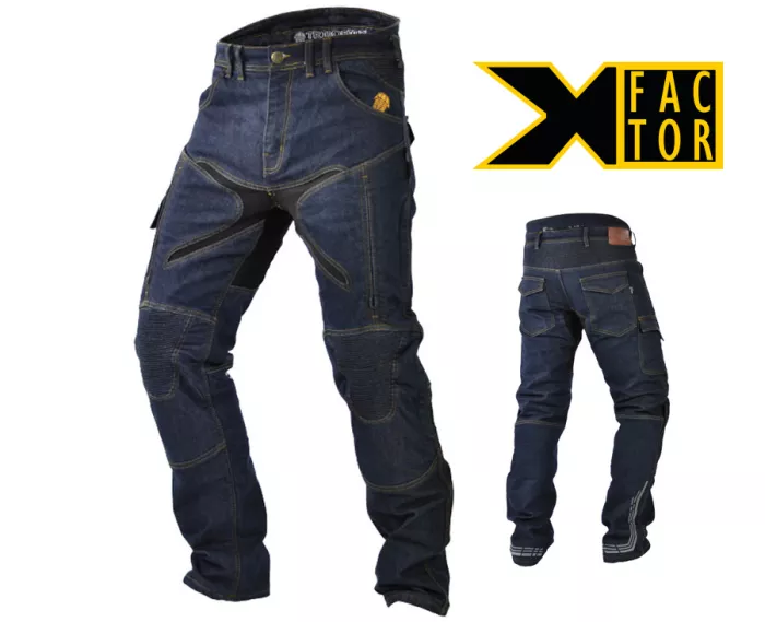 Kevlarové džíny na moto Trilobite PROBUT X-FACTOR men long blue