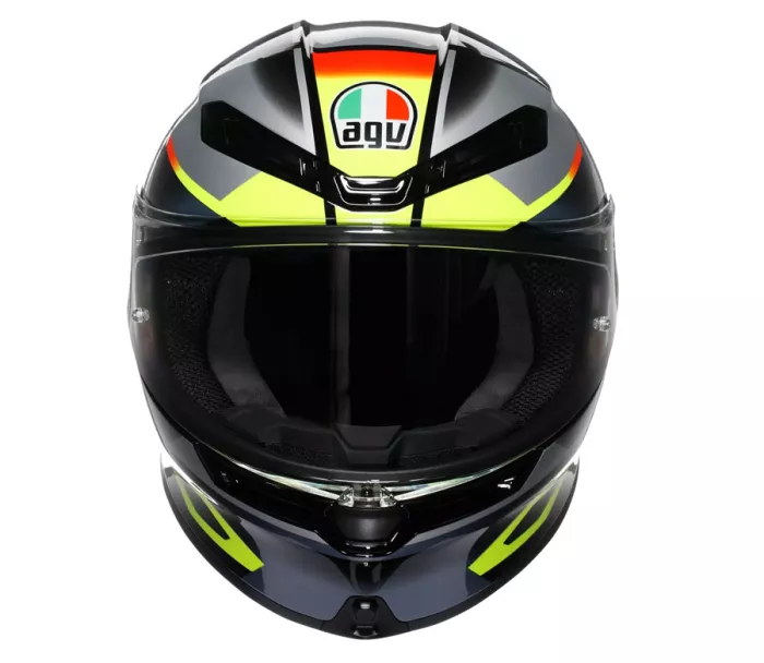 Integrální helma AGV K6 S E2206 ERAZER BLACK/RED/YELLOW FLUO