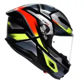 Integrální helma AGV K6 S E2206 ERAZER BLACK/RED/YELLOW FLUO