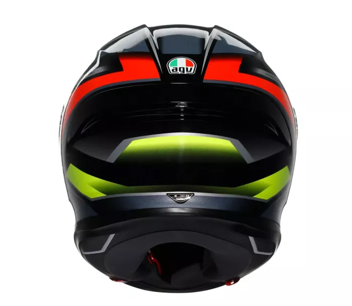Integrální helma AGV K6 S E2206 ERAZER BLACK/RED/YELLOW FLUO