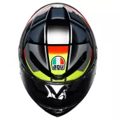 Integrální helma AGV K6 S E2206 ERAZER BLACK/RED/YELLOW FLUO