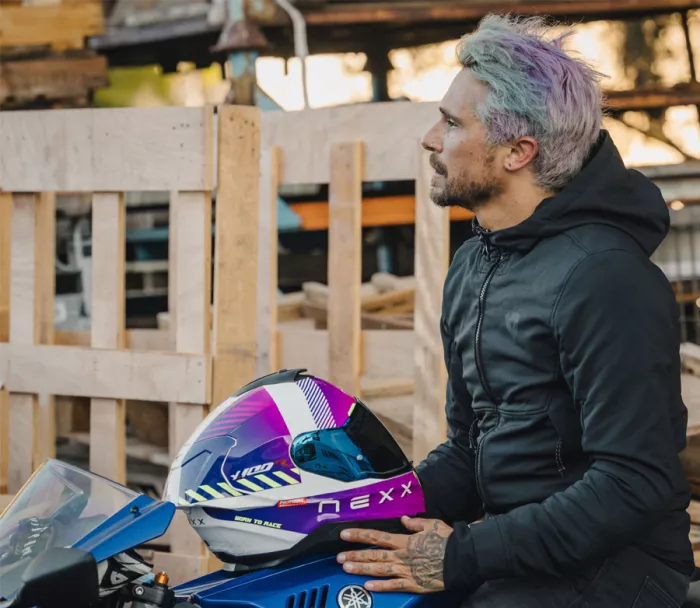 Integrální helma NEXX Y.100R Fade purple