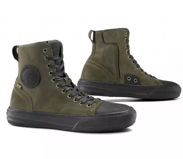 Boty na moto Falco 880 Lennox 2 green army
