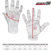 Rukavice na moto Five RFX Sport black/fluo yellow
