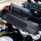 Pouzdro na řídítka motocyklu CellularLine FIXED Handlebar Case, černé