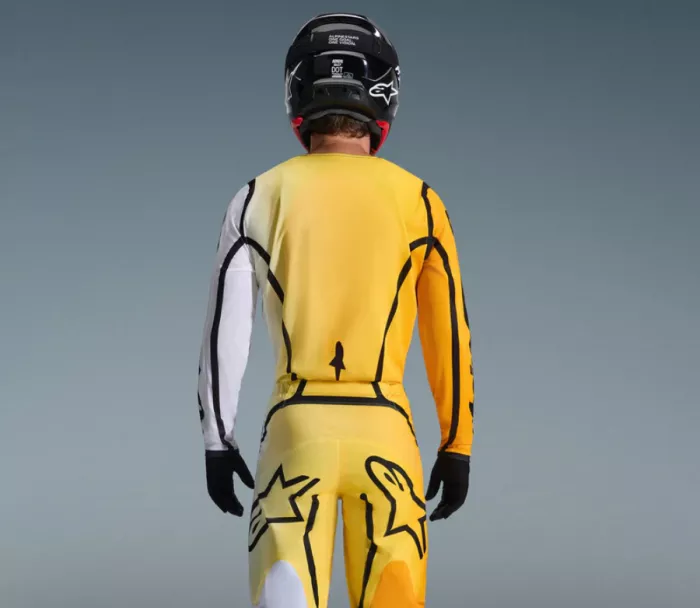 MX dres Alpinestars Fluid Apex yellow/black