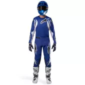 Motokrosový dres Alpinestars Fluid Lucent blue ray/white