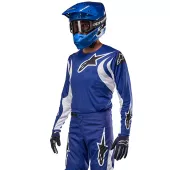 Motokrosový dres Alpinestars Fluid Lucent blue ray/white