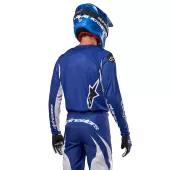 Motokrosový dres Alpinestars Fluid Lucent blue ray/white