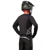 MX dres Alpinestars Fluid graphite black/silver