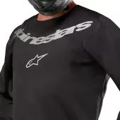 MX dres Alpinestars Fluid graphite black/silver