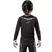 MX dres Alpinestars Fluid graphite black/silver