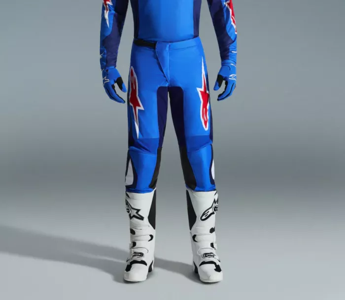 MX kalhoty Alpinestars Fluid Grid blue/red