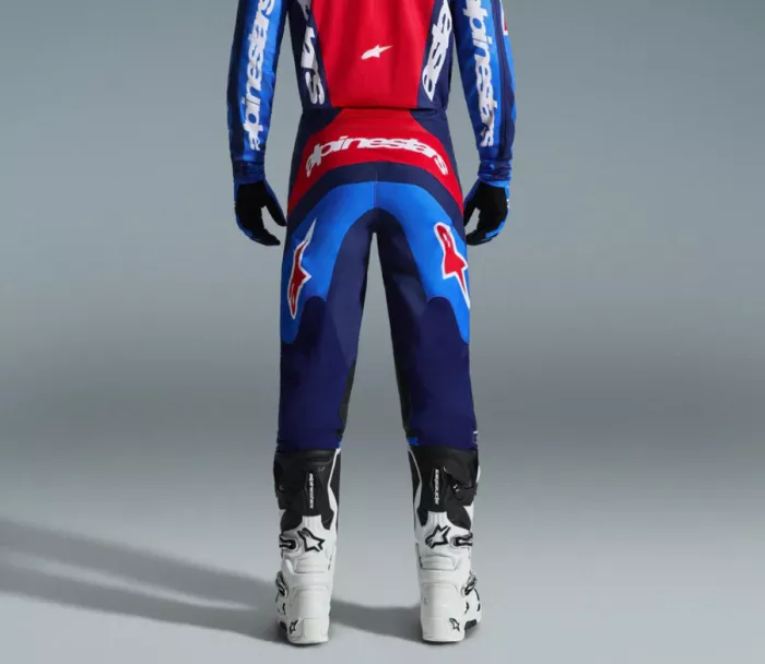MX kalhoty Alpinestars Fluid Grid blue/red