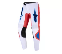 Dětské kalhoty na MX Alpinestars Fluid Grid orange/ucla blue