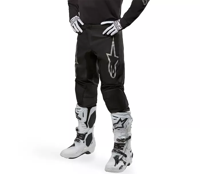 MX kalhoty Alpinestars Fluid graphite black/silver