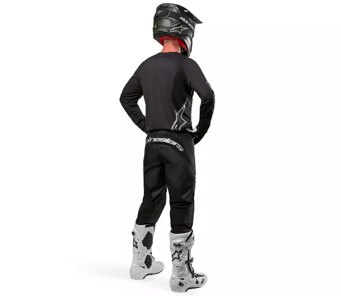 MX kalhoty Alpinestars Fluid graphite black/silver