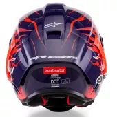 Závodní helma Alpinestars  Supertech R10 Flyte purple/red glossy
