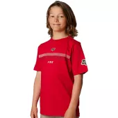 Dětské triko Fox Yth Efekt Ss Tee Flame Red