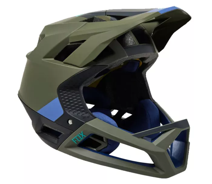 Helma Fox Proframe Blocked Helmet olive green vel. M