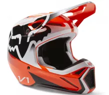 Dětská motokrosová helma Fox Yth V1 Leed Helmet Dot/Ece Fluo Orange