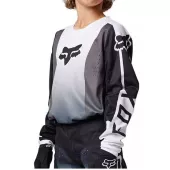 Dětský motokrosový dres Fox Yth 180 Leed Jersey Black/White