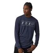 Tričko Fox Pinnacle Ls Tech Tee Heather Deep Cobalt