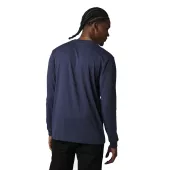 Tričko Fox Pinnacle Ls Tech Tee Heather Deep Cobalt