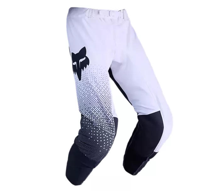 Motokrosové kalhoty Fox Flexair Fracture White/Black
