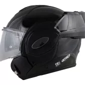 Překlápěcí helma XRC Fronter black glossy