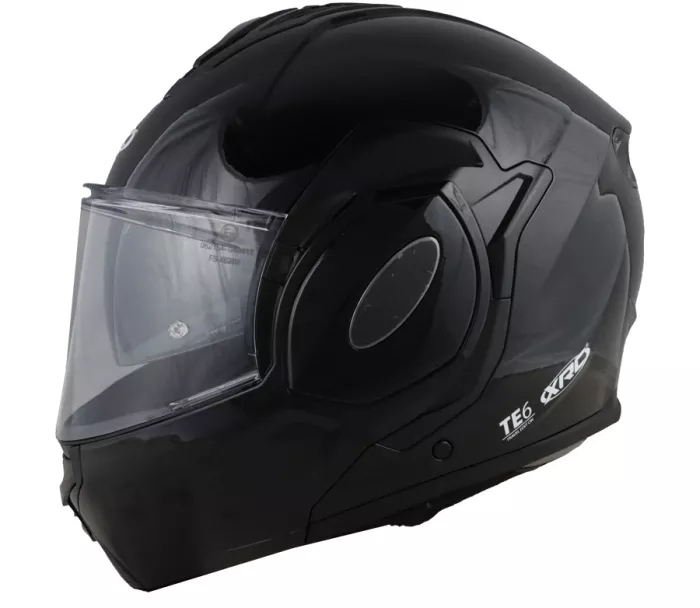 Překlápěcí helma XRC Fronter black glossy
