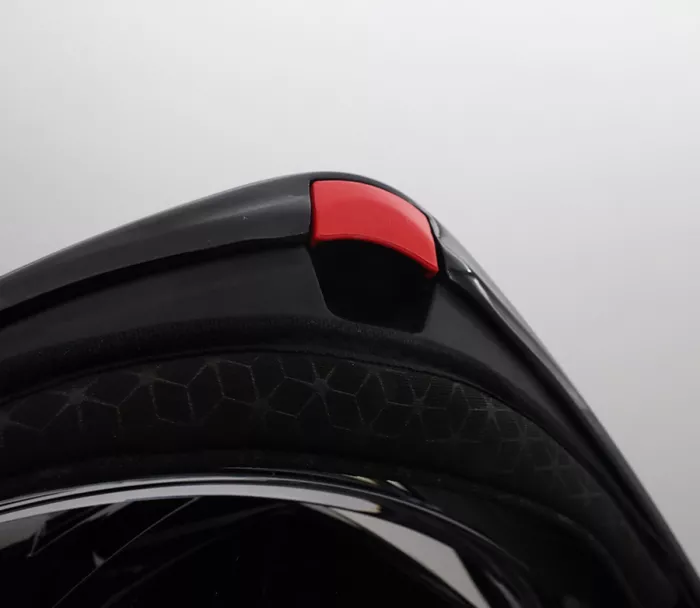 Překlápěcí helma XRC Fronter black glossy