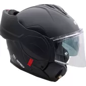 Překlápěcí helma XRC Fronter black matt