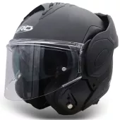 Překlápěcí helma XRC Fronter black matt