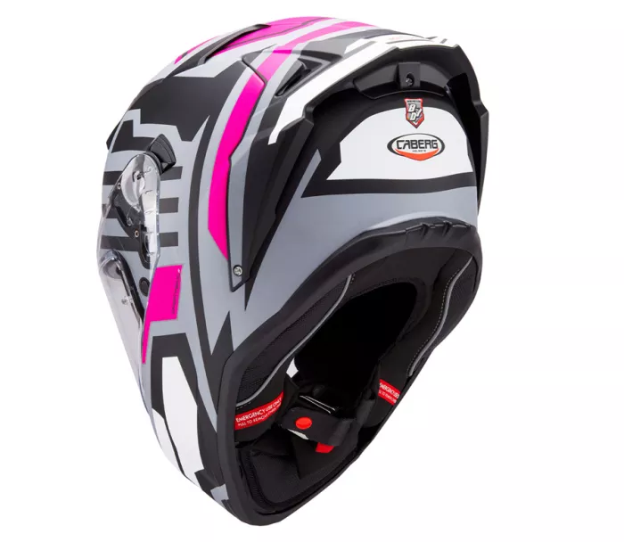 Integrální helma Caberg Drift Evo II Horizon matt grey/black/fuchsia